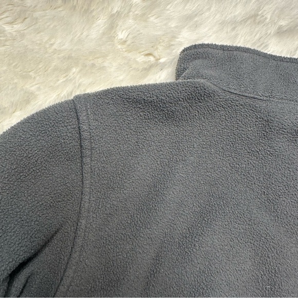 The North Face Fleece Jacket Zippered Fleece Grey & Yellow Size 5 - Picture 12 of 16